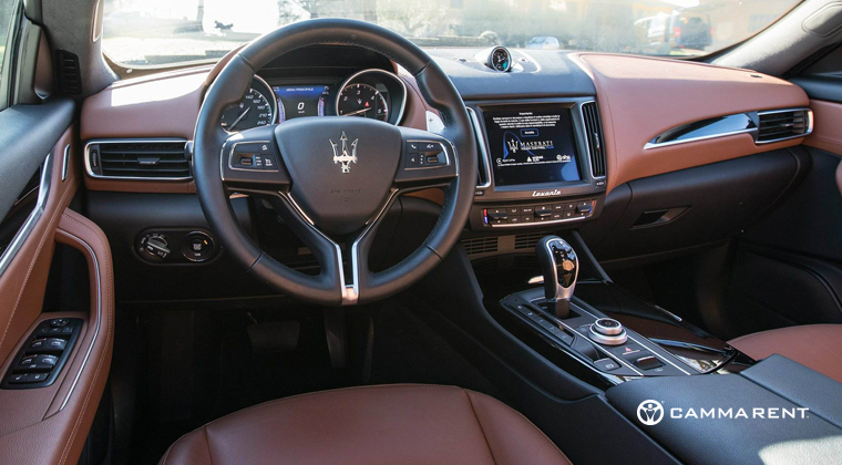 Interni della nuova maserati levante
